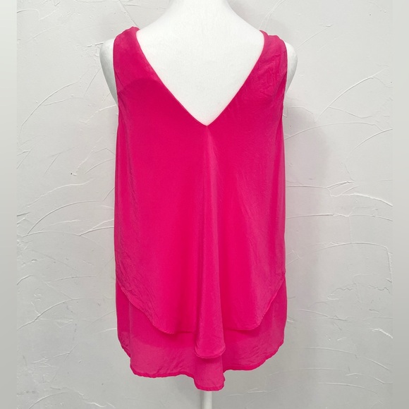 Trina Turk Sleeveless Silk Shirt - Picture 2 of 7